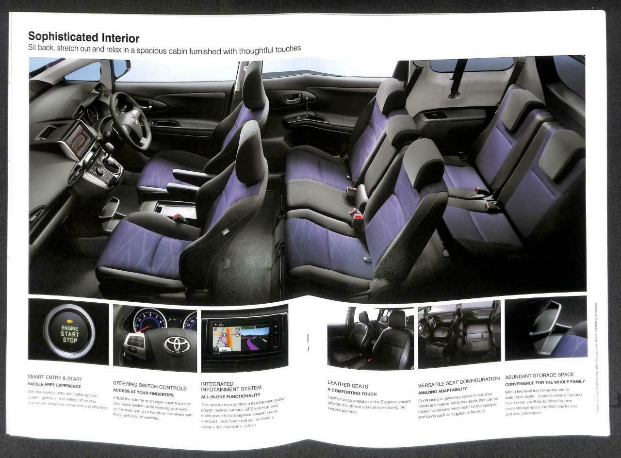 Toyota Singapore Car Catalogue The Wish Model M025