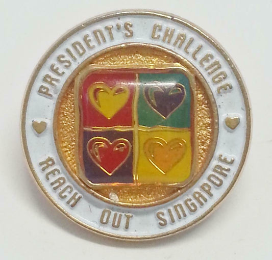 Rare President's Challenge Reach Out Singapore Pin Badge F/S  (B131)