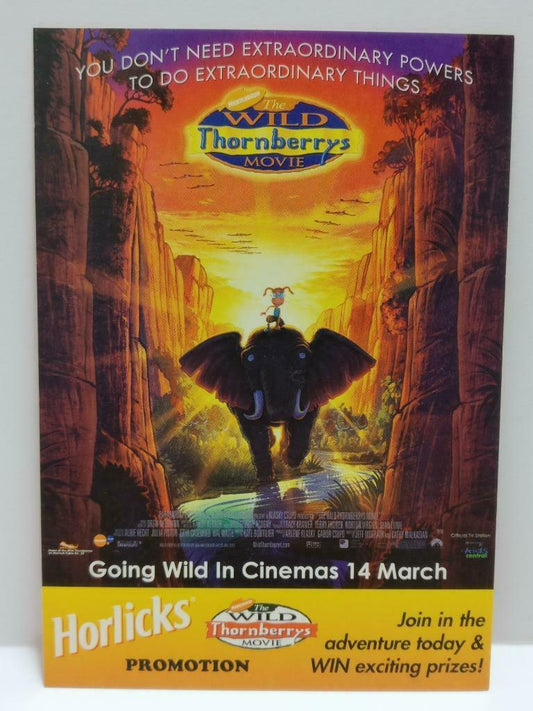 LUCKYPIGEON888 The Wild Thornberrys Movie Cartoon '03 Singapore Postcard (E0330)