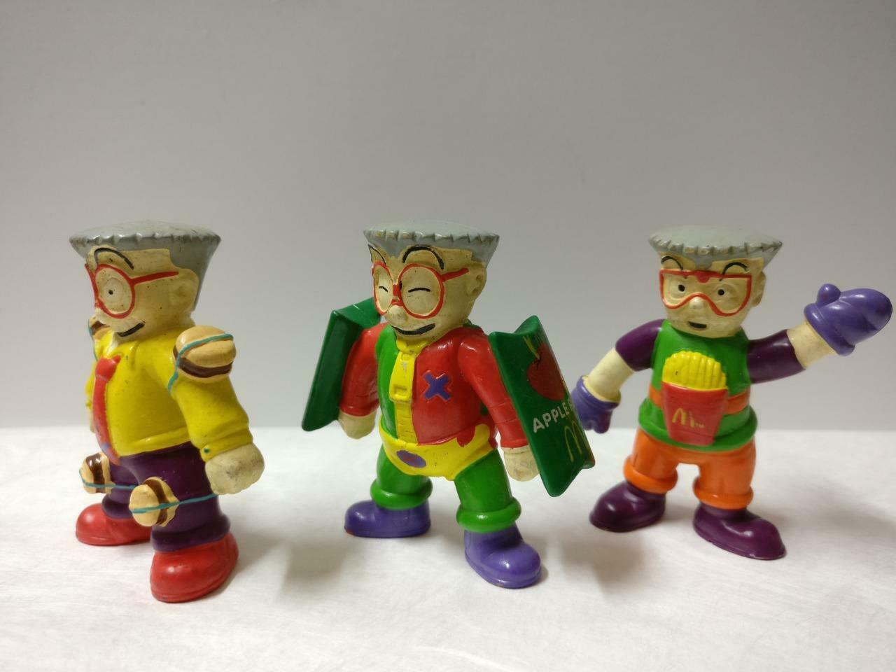 Singapore McDonalds Mr. Kiasu Burger Fries Figure Toys x7 Lot F/S (FTY015) *30