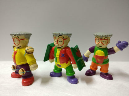Singapore McDonalds Mr. Kiasu Burger Fries Figure Toys x7 Lot F/S (FTY015) *30