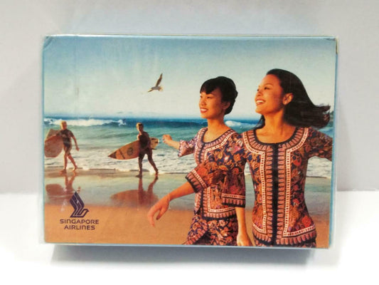 Rare Sealed Singapore Airlines SIA Poker Playing Cards Souvenir (A1491)