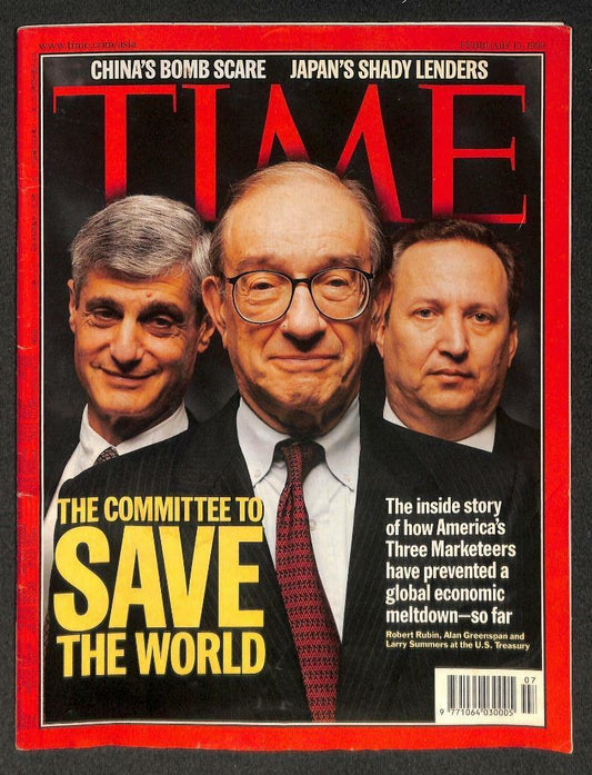Aisa TIME Magazine 1999 Alan Greenspan Rolex Explorer 2 Remy Martin M007
