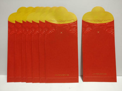 DBS Bank Girl & Boy Chinese Red Packet Money Paper Envelope x Lot of 8 (P1052)
