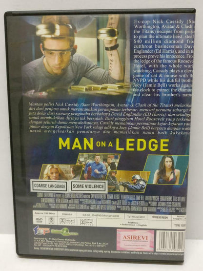 LK888  DVD Movie Man on a Ledge Anthony Mackie 2012 Indonesia Sub R3 (DVD019)