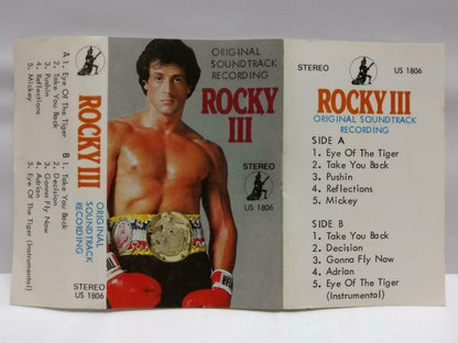 Movie OST Rocky 3 Sylvester Stallone Mega Rare Singapore English Cassette CT545