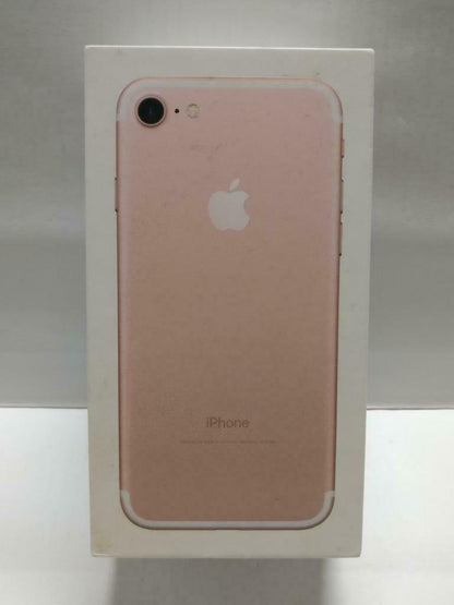 Apple iPhone 7 128GB With Info Papers & Sticker White Empty Box Only (BX045)