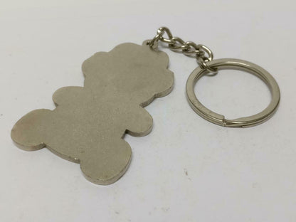 LP888 Vintage I Love Hong Kong Cute Bear With Hat Metal Keyring Keychain F/S (B784)