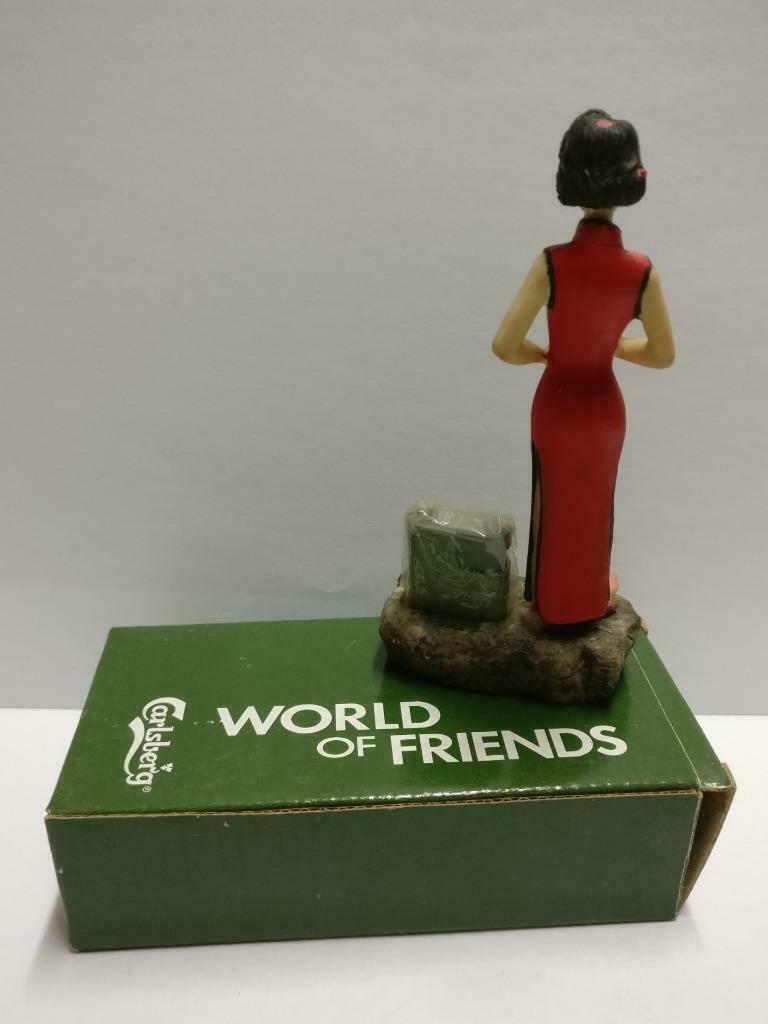 Unused Vintage Carlsberg Promo China Cheongsam Lady Lighter Display (A2154) *2