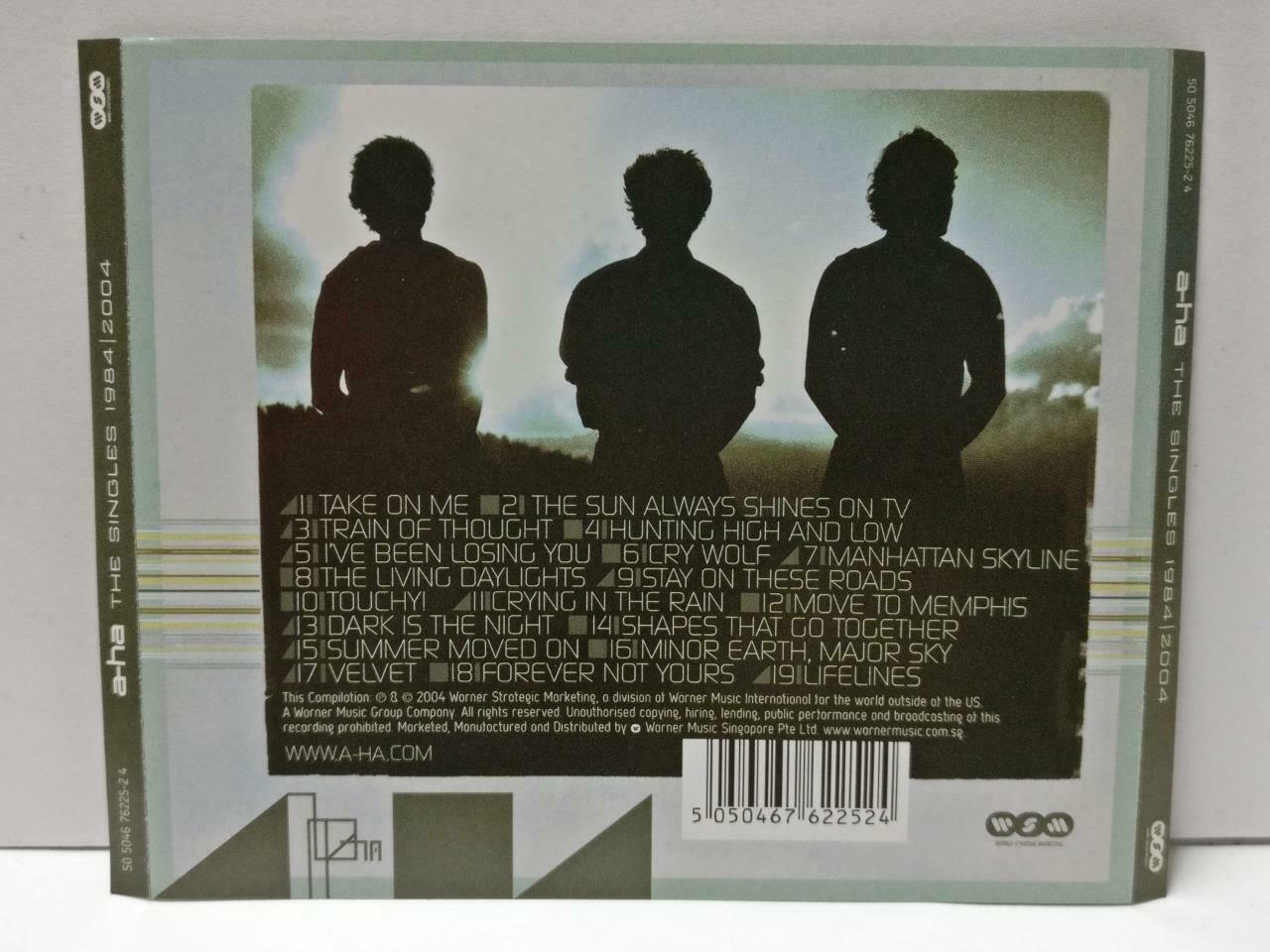 A-Ha The Singles 1984/2004 Take On Me Lifelines Rare Warner Singapore CD CDS514