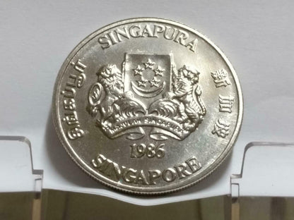 Singapore $10 Tiger 1986 Copper Nickel Coin (C004)