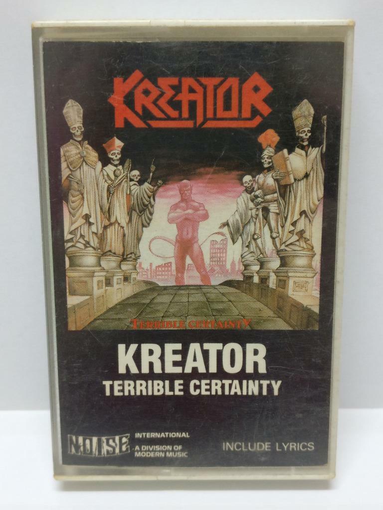 Kreator Terrible Certainty 1990  Rare Malaysia Cassette  (CT161)