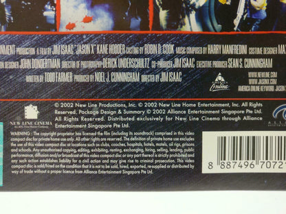 Horror Movie Jason X Kane Hodder Lisa Ryder Singapore Video CD 2x VCD CDS557