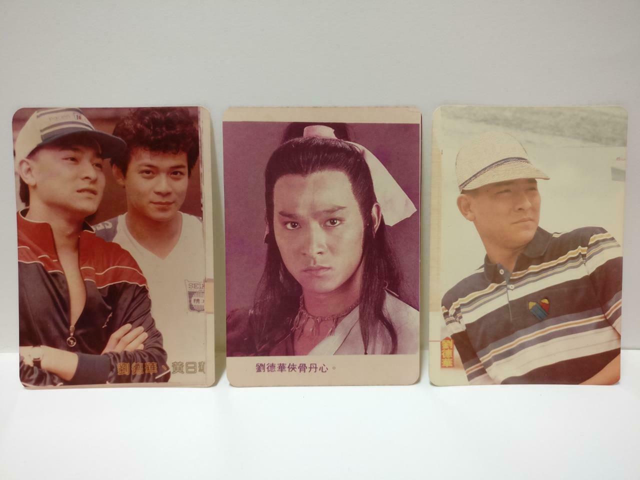 Vintage Hong Kong Chinese Actor Andy Lau 劉德華 刘德华 Photo x3 F/S (P200)