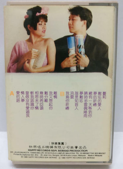 Long Piao Piao 龙飘飘 磁带 卡带 Robin Luo Bin 罗宾 Duet 爱的路 1989 Malaysia Cassette CT280