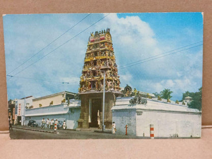 LUCKYPIGEON The Hindu Temple Singapore Postcard (C1870)