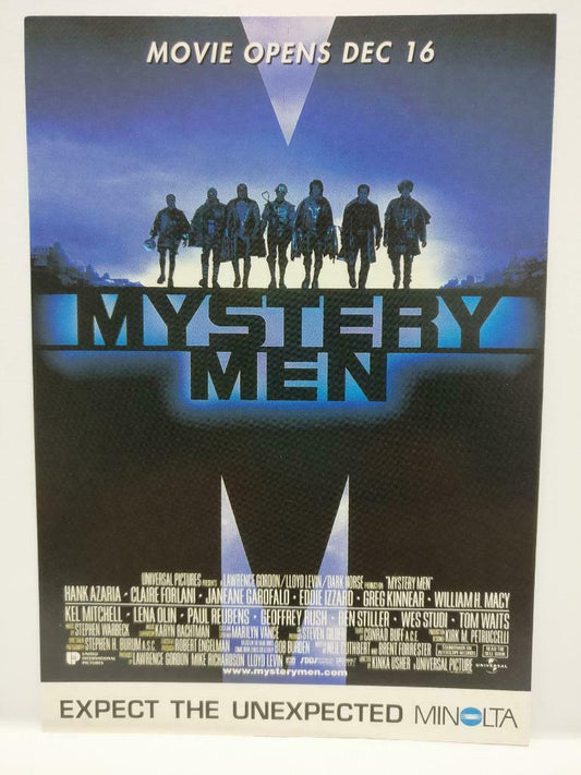 LUCKYPIGEON888 Movie Mystery Men Hank Azaria 1999 Singapore Postcard (E0369)