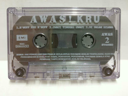 Malay Rock Band KRU Awas! 1994 Malaysia Melayu Cassette CT723