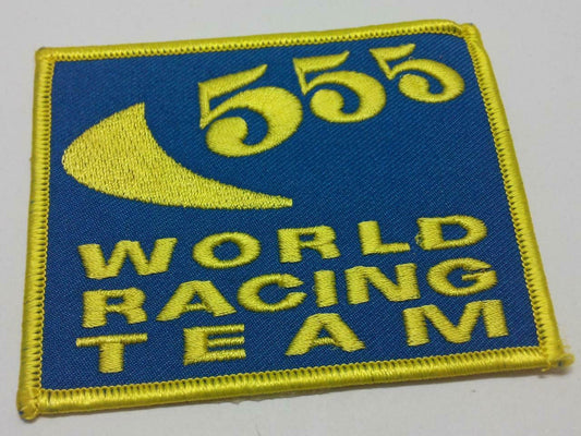 Embroidered 555 World Racing Team Iron On Patch (A960)