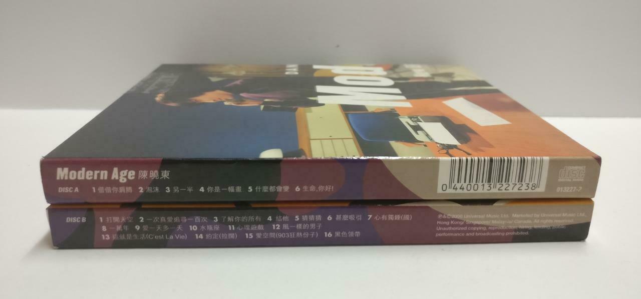 HK Daniel Chan 陳曉東 陈晓东 Retro Photocards 2000 Singapore Chinese 2x CD CD1067