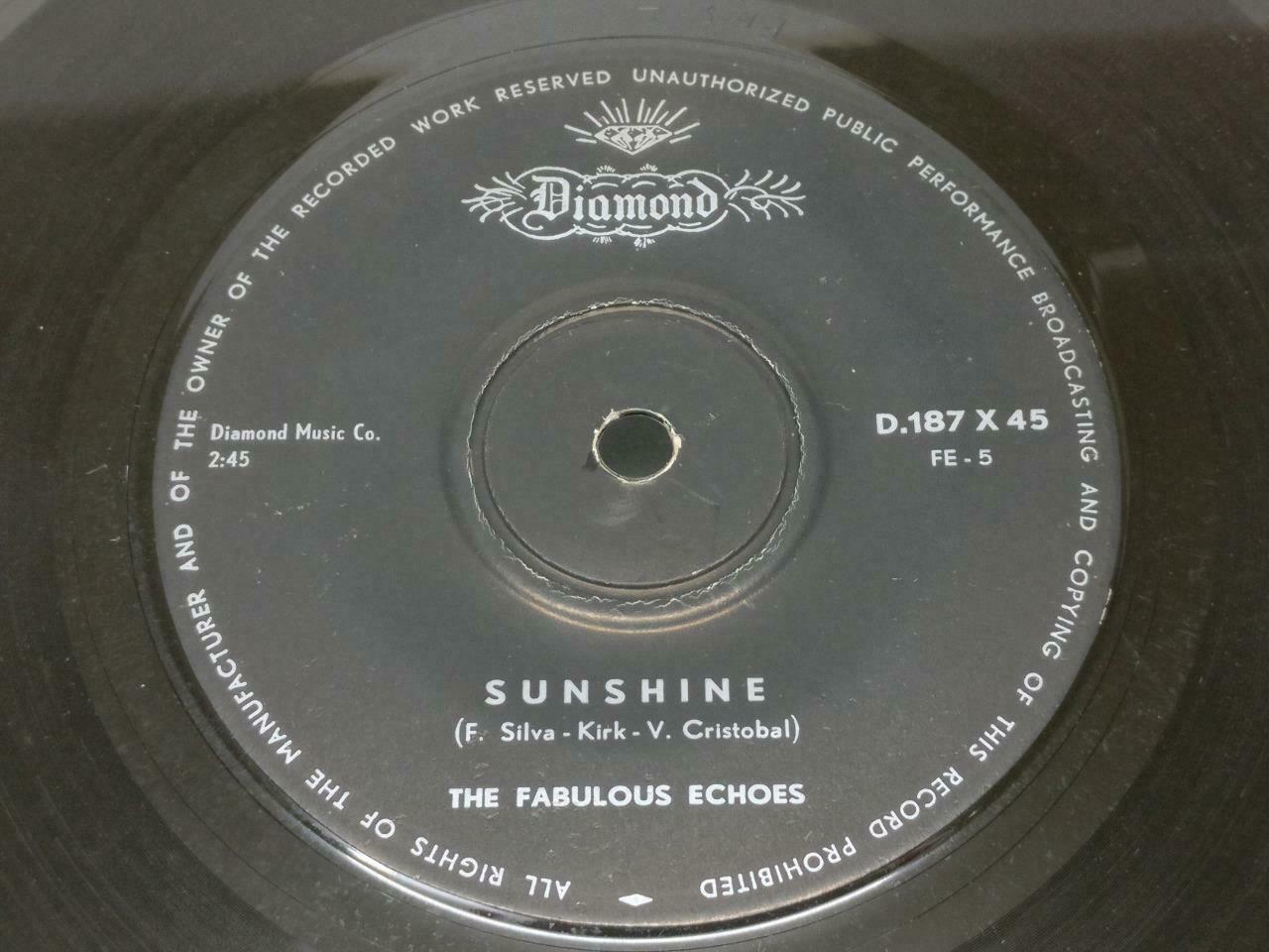The Fabulous Echoes Dancing On The Moon Hong Kong English Diamond EP 7" (EP106)