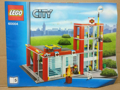 LEGO No. 60004 (5) City Manual Instructions Catalog Booklet (LG059)