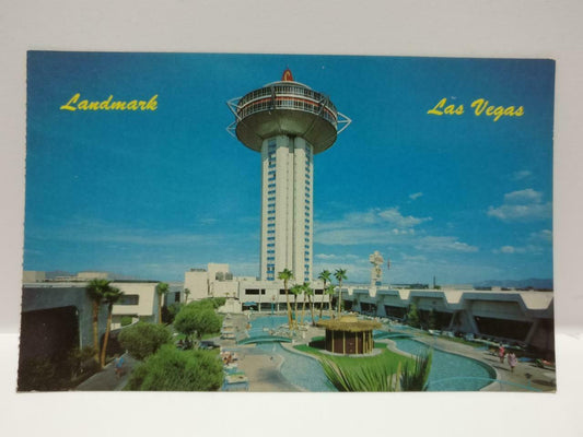 Vintage Lanmar Hotel-Pool Paradise Road Las Vegas Nevada Color USA Postcard P608
