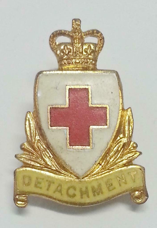 Rare Vintage Mini Red Cross Detachment Pin Badge F/S (B141)