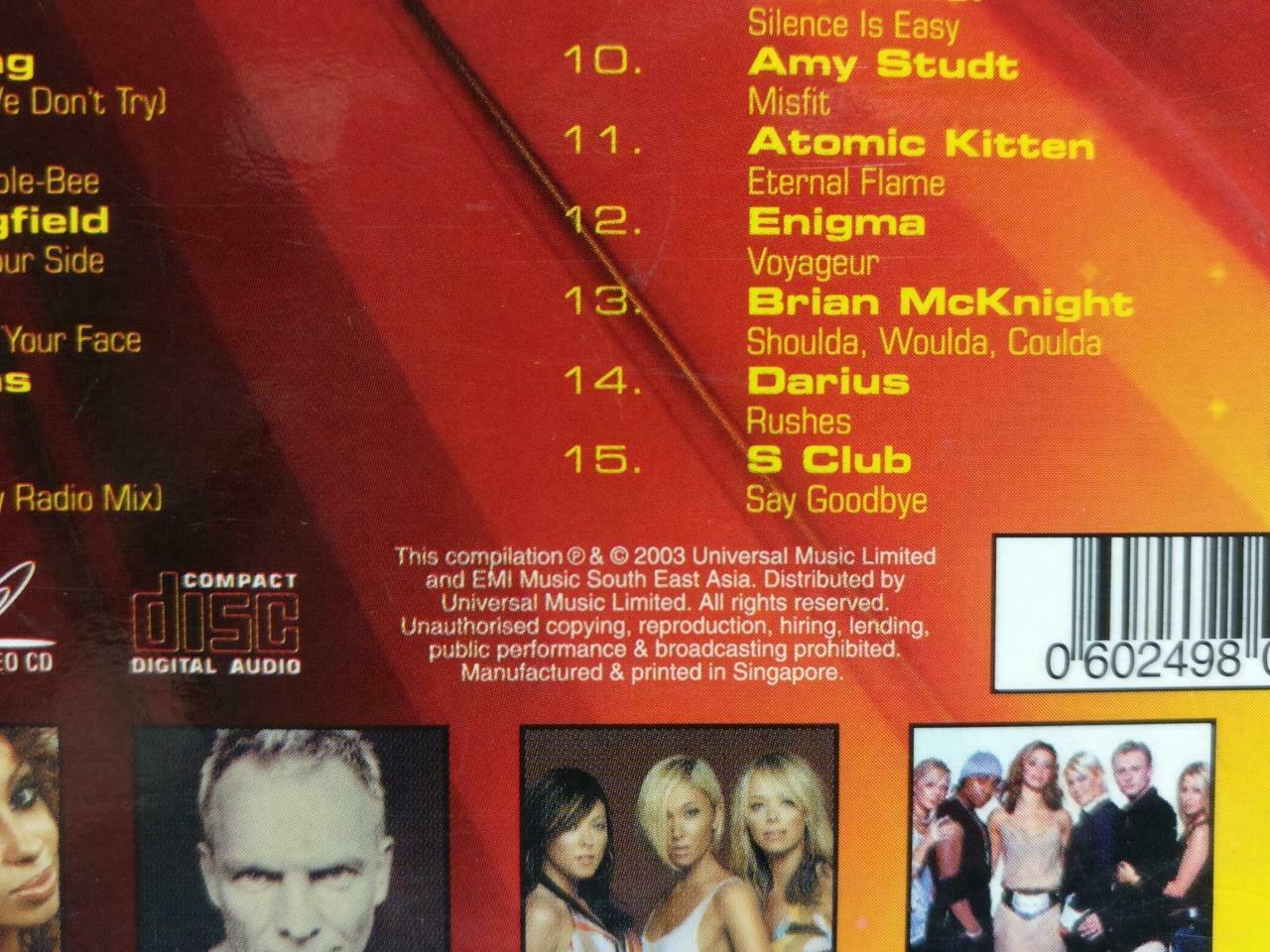 Various Artist Mariah Carey Bon Jovi David Bowie Blue Singapore CD + VCD CD974