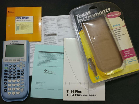 Texas Instruments TI-84 Scientific Calculator With Case & CD Manual (CA1512)