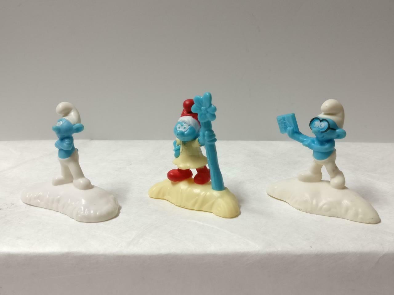 Mini Smurfs Book Flower Chef Figurines Frgure Toys x6 Lot F/S (FTY020) *15