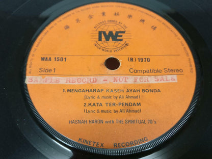 Malay Hasnah Haron & The Spiritual Band Psych Garage Rare Singapore EP 7" EP400