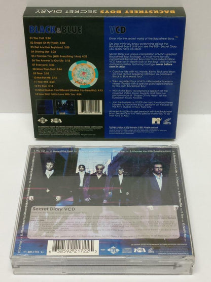 LK888 Backstreet Boys Black & Blue 2000 Rare Singapore CD + VCD (92217) (CD491)
