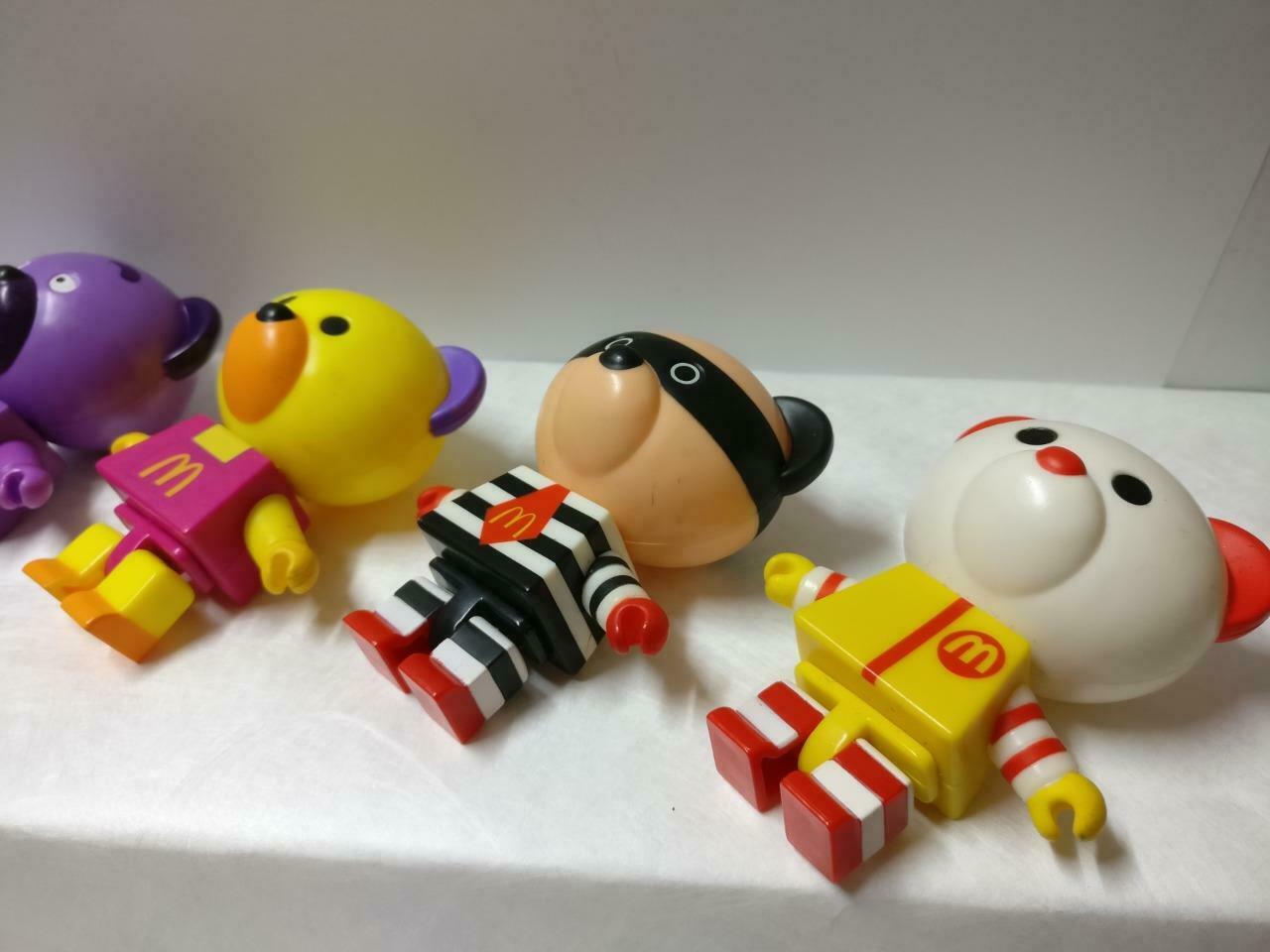 Singapore McDonald's Colourful Designs Bears Figure Toys x4 Lot F/S (FTY019) *D