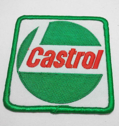 Embroidered Castrol Logo Iron On Clothes Patch (A985)