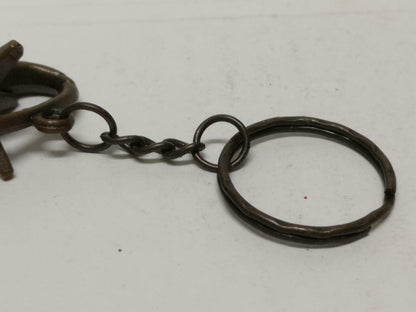 LP888 Rare Vintage Star Shape Bronze Unique Souvenir Keychain Keyring F/S (B718)