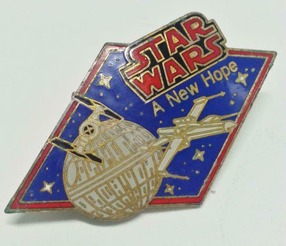 Rare Vintage 1994 Star Wars A New Hope Space Pin Badge F/S (B096)