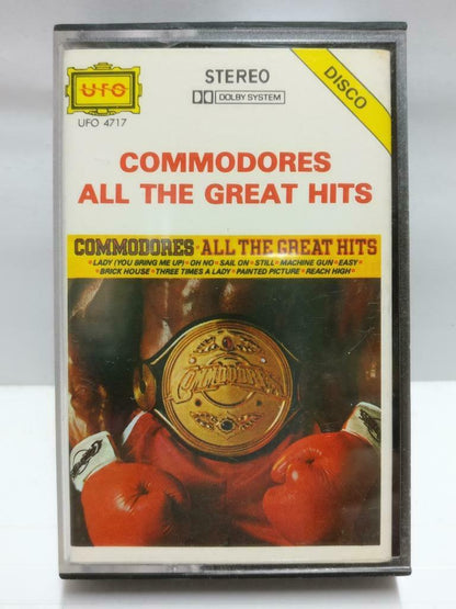 Commodores Three Times A Lady Mega Rare Singapore English Cassette CT540