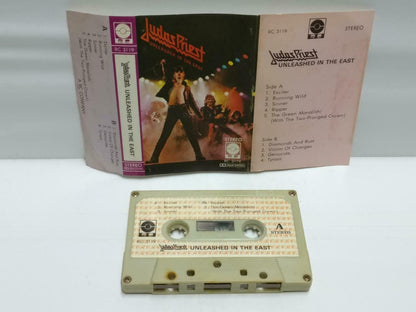 Judas Priest Unleashed In The East Mega Rare Singapore English Cassette CT469