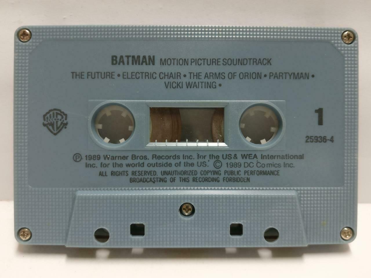 Batman Movie OST The Future 1989 Mega Rare Singapore English Cassette CT514
