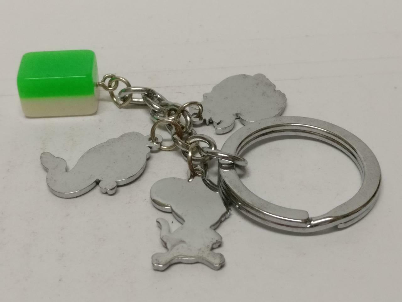 LP888 Cute Horoscope Zodiac Rat Snake Rooster Mahjong Keychain Keyring F/S (B726)