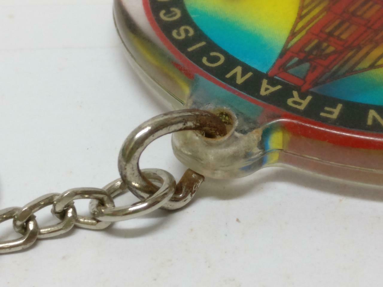 LP888 Vintage San Francisco California Golden Gate Bridge Keychain Keyring F/S (B814)