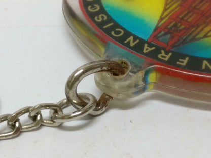 LP888 Vintage San Francisco California Golden Gate Bridge Keychain Keyring F/S (B814)