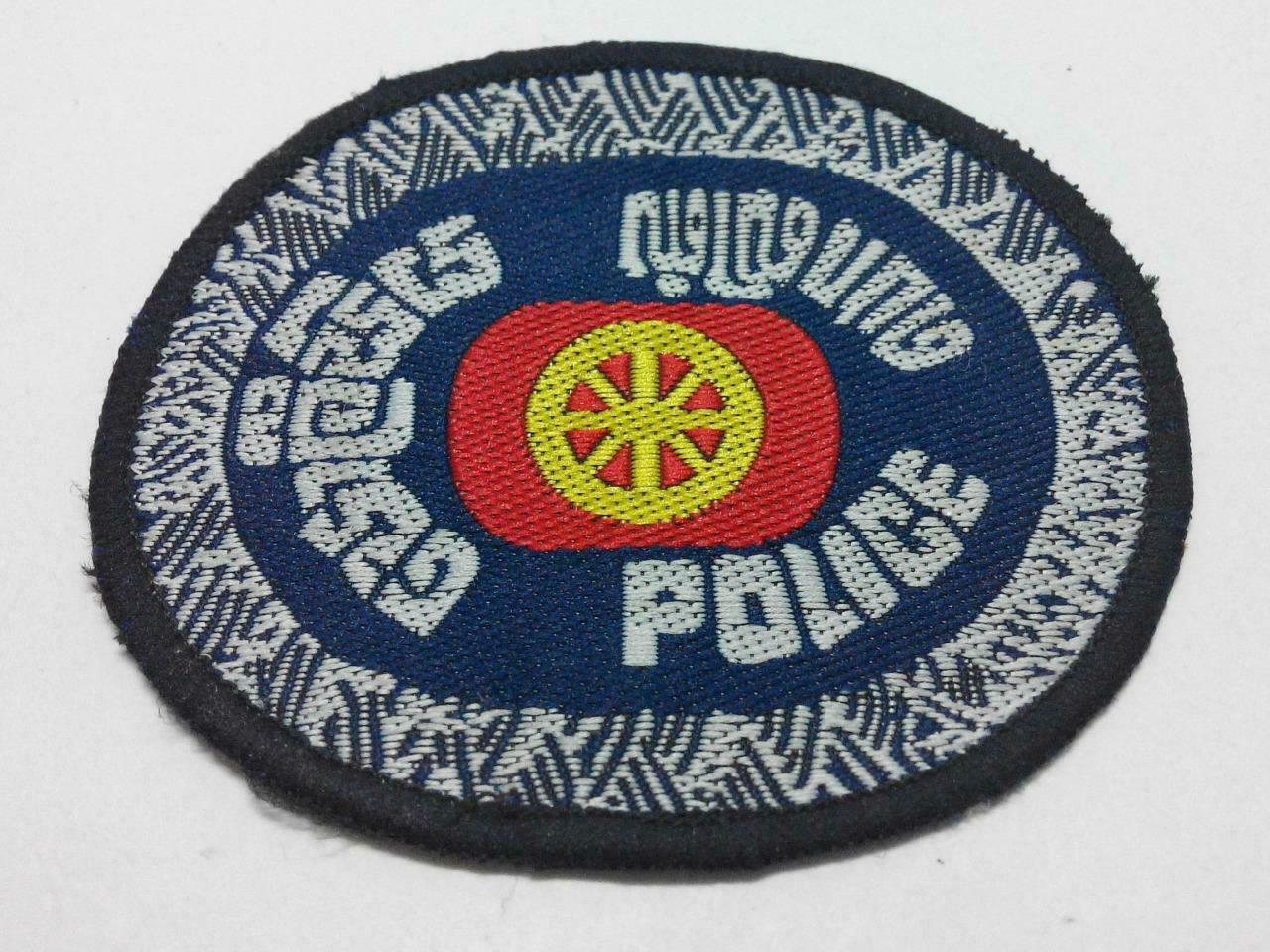 Embroidered Thailand Police Sew On Patch (A961)