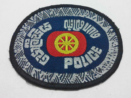 Embroidered Thailand Police Sew On Patch (A961)