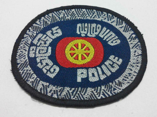 Embroidered Thailand Police Sew On Patch (A961)