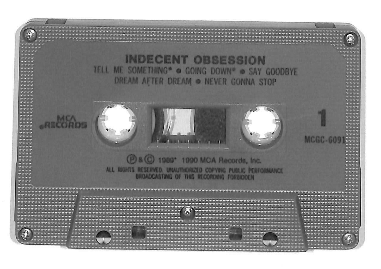 Rare Indecent Obsession Tell Me Something 1989 Singapore English Cassette CT959