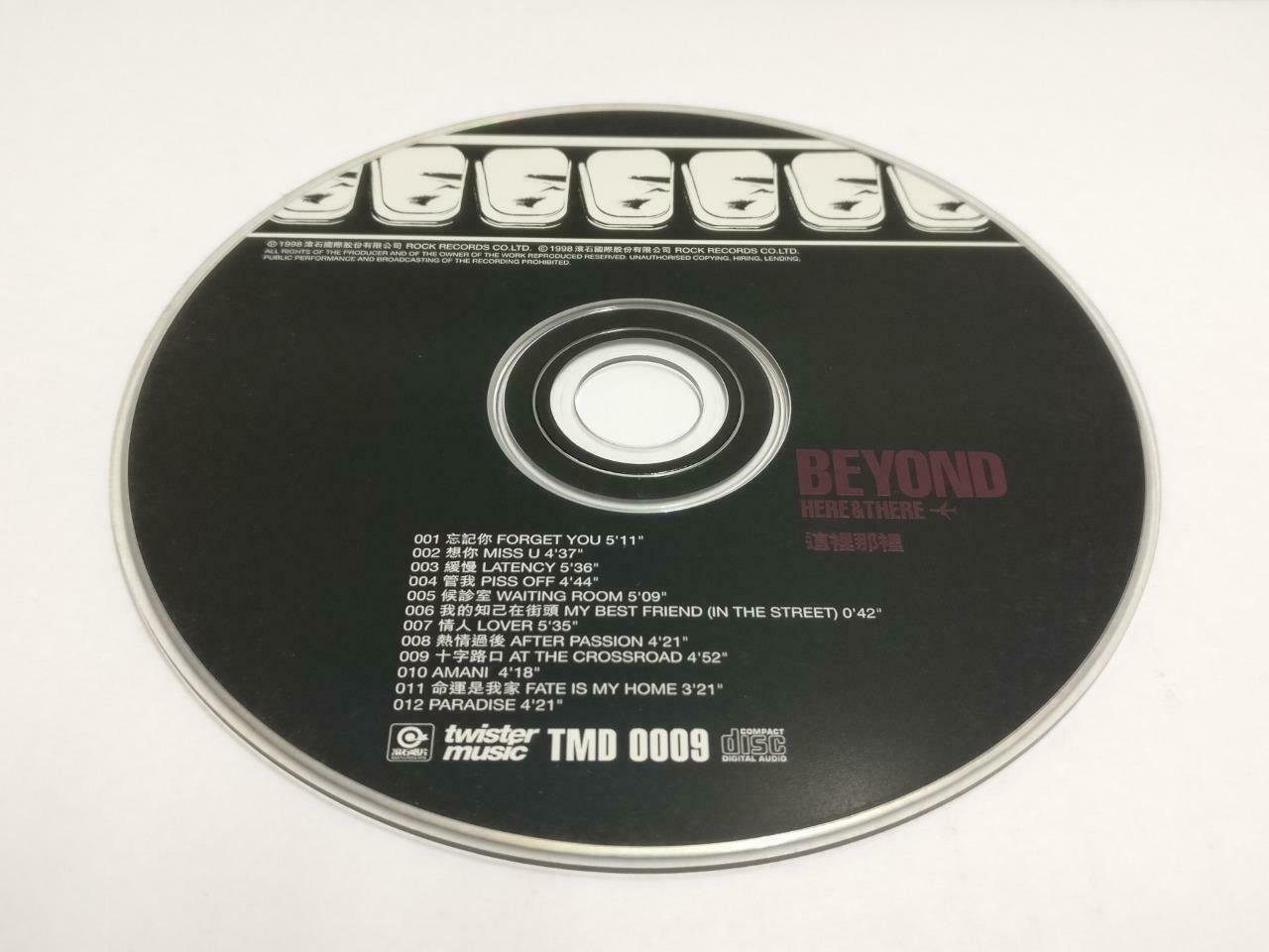 Hong Kong Beyond Band 这里那里 Paul Wong 黄贯中 黄家强 1998 Taiwan Chinese CD (CDS052)