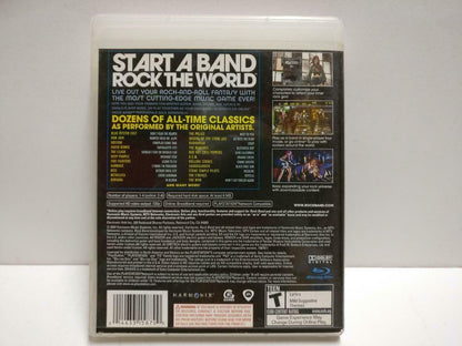 PlayStation3 PS3 Game Rock Band 2007 USA Disc No Booklet (GA385)