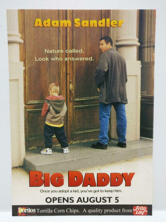 LUCKYPIGEON888 Movie Big Daddy Adam Sandler 1999 Singapore Postcard (E0363)